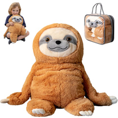 ODOXIA weighted sloth plush full-body view showing size and presence for calm use