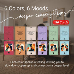 Odrano Deeper Connection cards with soft-touch matte laminate for durable daily use.