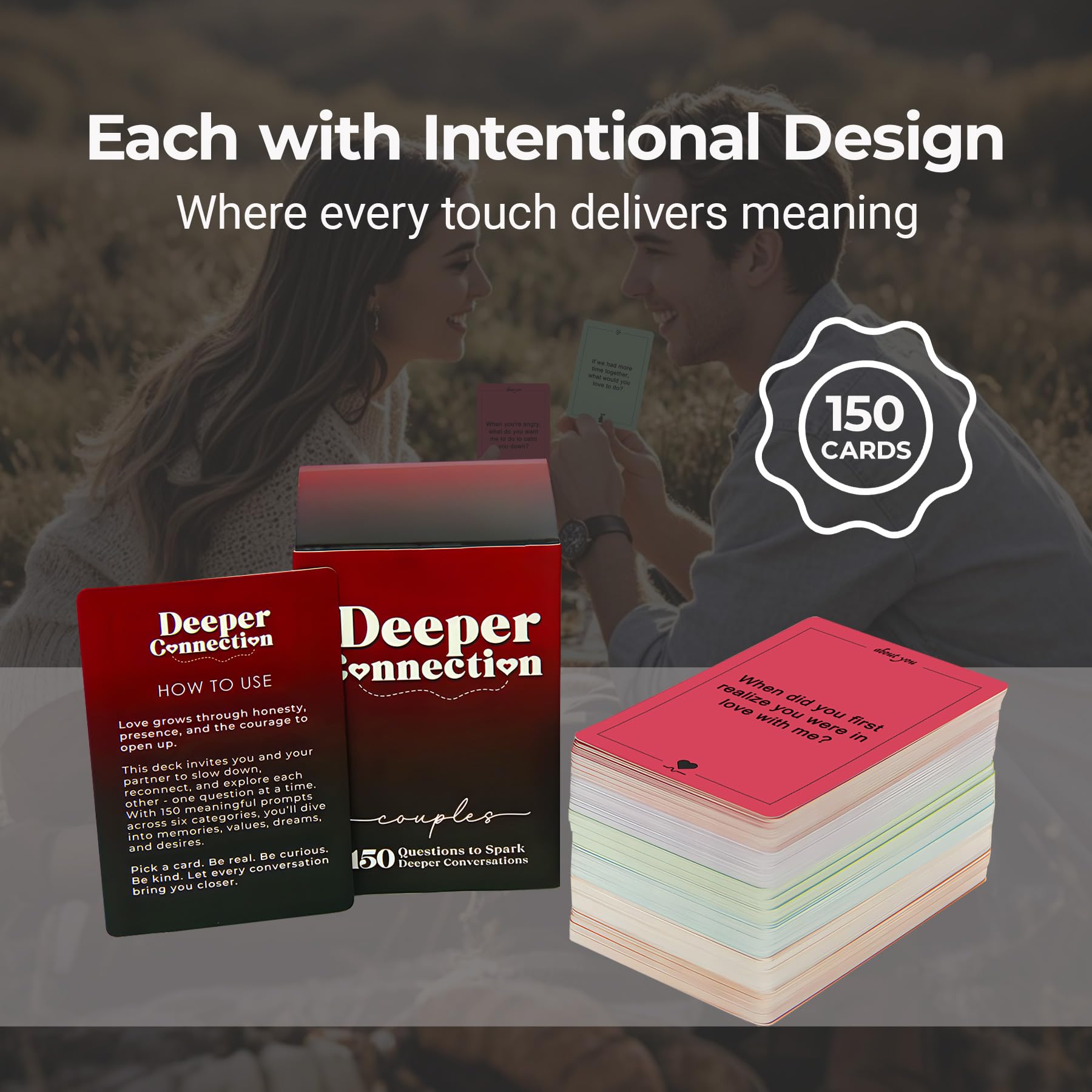 Odrano Deeper Connection cards stay ready on your nightstand.