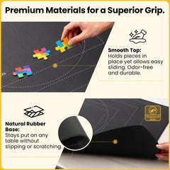 Odyssolve non-slip bottom stays steady on surfaces.
