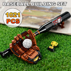 Oeasic Baseball Building Kit ball detail for authentic equipment realism on display.
