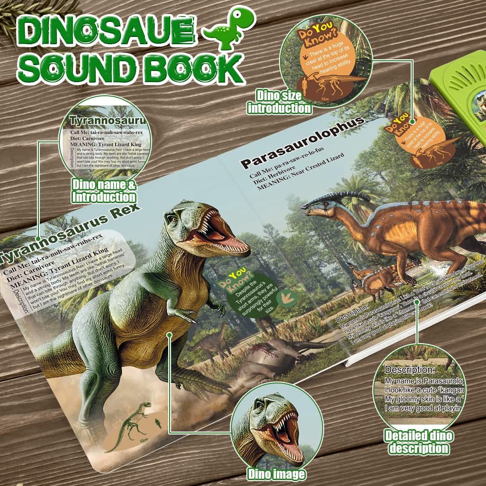 OENUX dinosaur figures feature detailed hand painted designs for lifelike play.