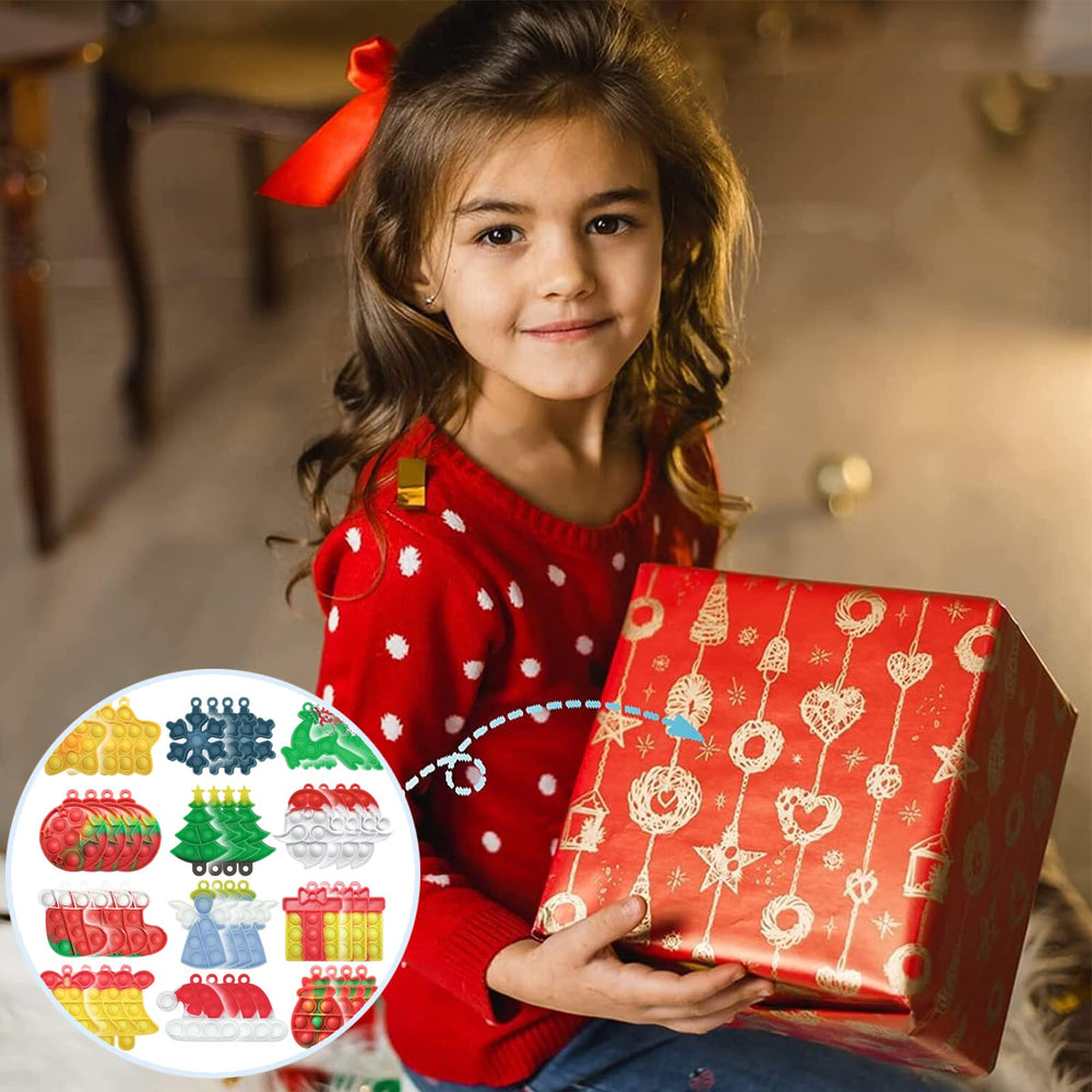 OFCTE silicone material mini pop keychain soft touch and kid-friendly