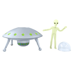 Off the Wall Toys UFO space ship detail with glow feature for night play