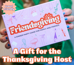 OFF TOPIC Friendsgiving travel-friendly packaging for easy bring-along fun.