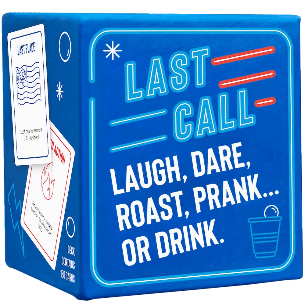 OFF TOPIC Last Call card pile for a lively party night with bold dares.