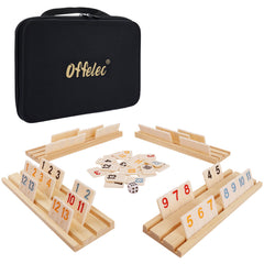 Offelec Rummy tiles with 106 pieces for clear visibility.
