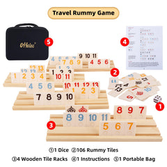 Offelec zippered case makes travel and storage easy.