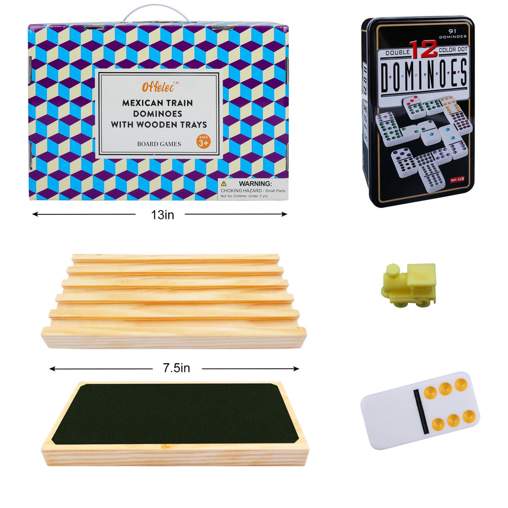 Offelec wooden tile holders keeping pieces organized and within reach