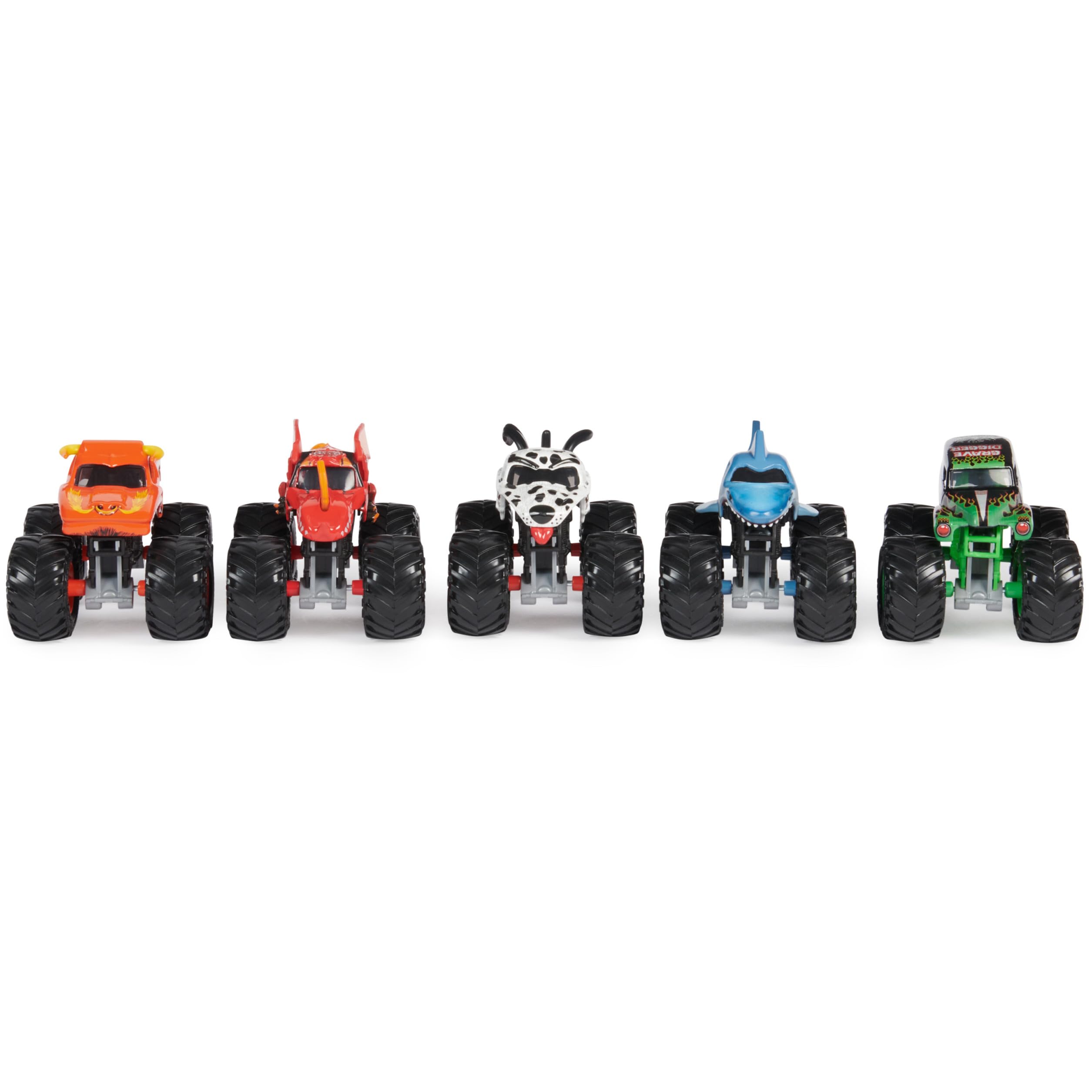 Monster Jam official BKT tires detail adds realism to these die-casts.