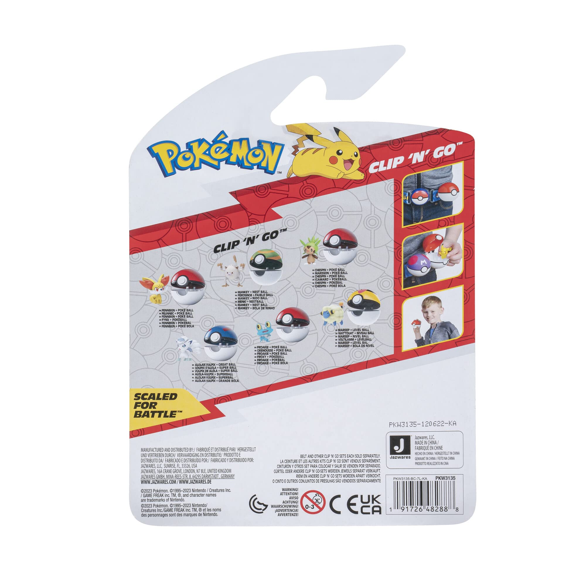 Suitable for ages 4 and up, ideal for portable Pokémon play.