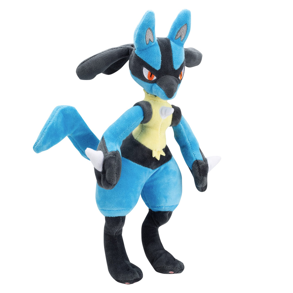 Officially licensed Pokémon Lucario plush with authentic design