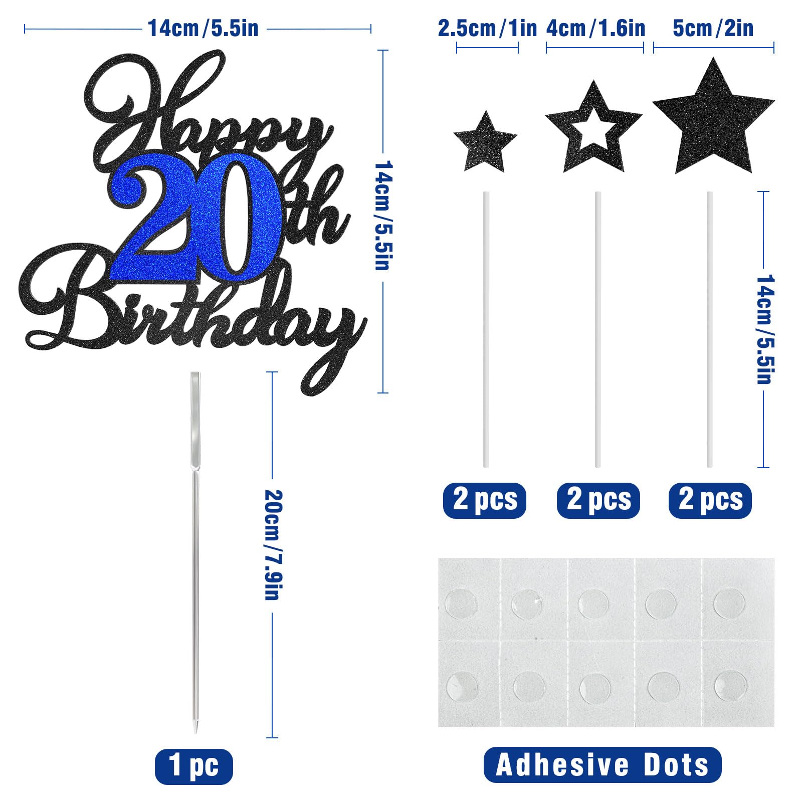 OffiCreative 20th birthday topper packaging protects during shipping