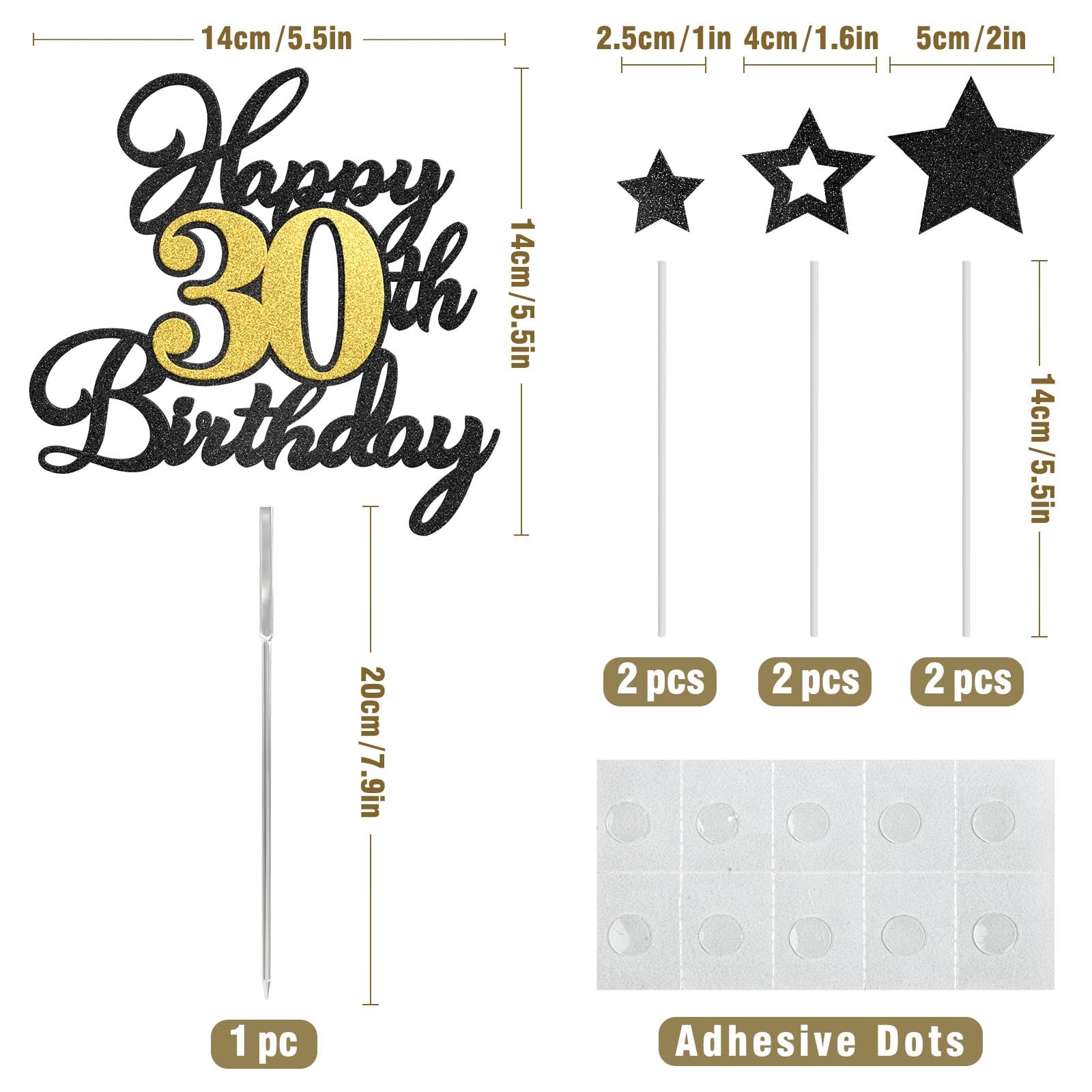 OffiCreative topper glitter detail showcases premium card stock finish