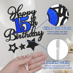 OffiCreative single-sided glitter topper provides stylish decor without overpowering the cake