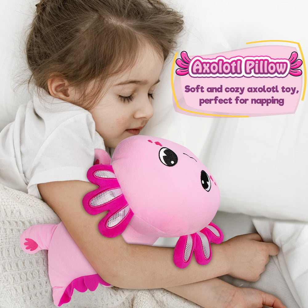 Officygnet axolotl plush gift-ready packaging for gifting