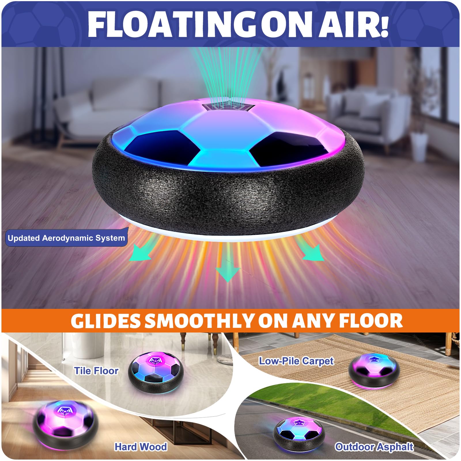 Officygnet hover ball battery powered for hours of fun