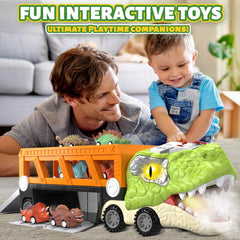 Officygnet-dinosaur-truck-storage-ramp easy access ramp for quick swaps.