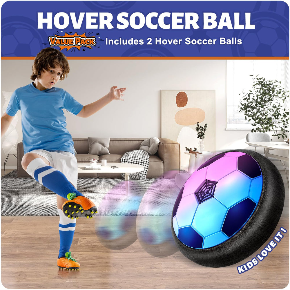 Officygnet hover soccer ball glides smoothly over wood floors