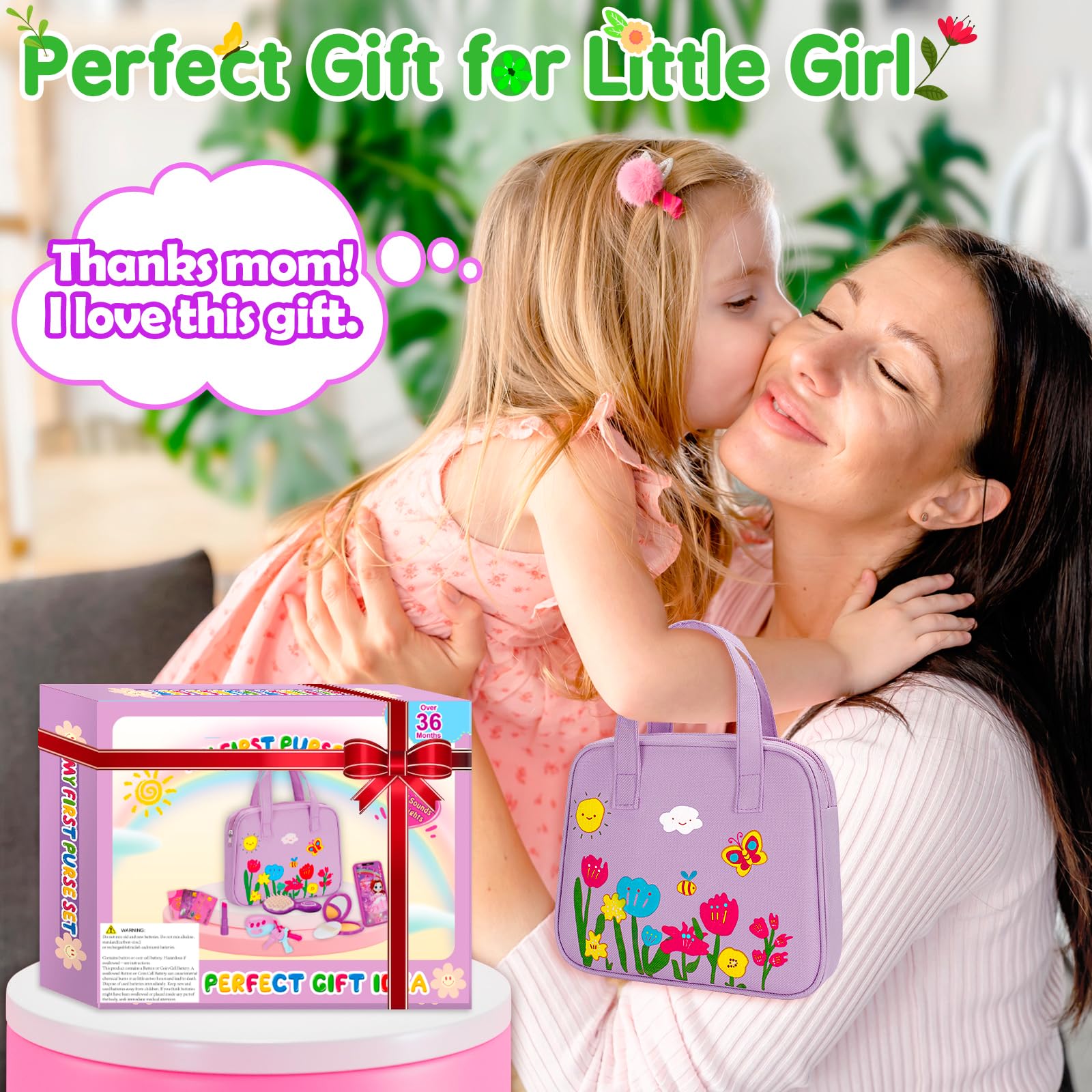Officygnet purse toy car keys with authentic sounds for interactive pretend adventures.