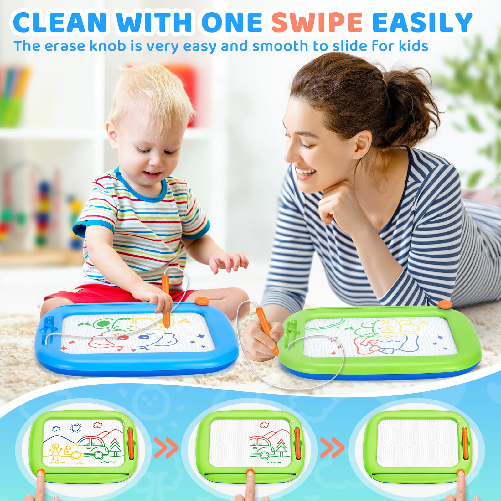 Officygnet safe ABS materials with rounded edges ensure a child friendly design.