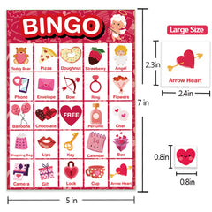 Officygnet Valentine’s bingo calling cards ensure smooth gameplay at gatherings