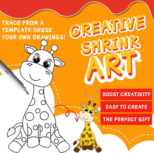 OFNMY 25 shrink plastic sheets ready for versatile art projects