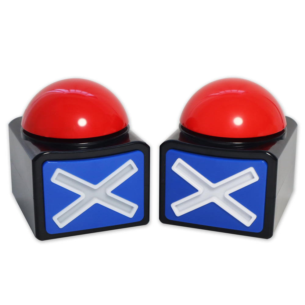 OFVENS game answer buzzer with light and sound enhances interactive trivia.