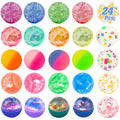 Ohanniewa bouncy balls baseball design for high bounce during indoor and outdoor play