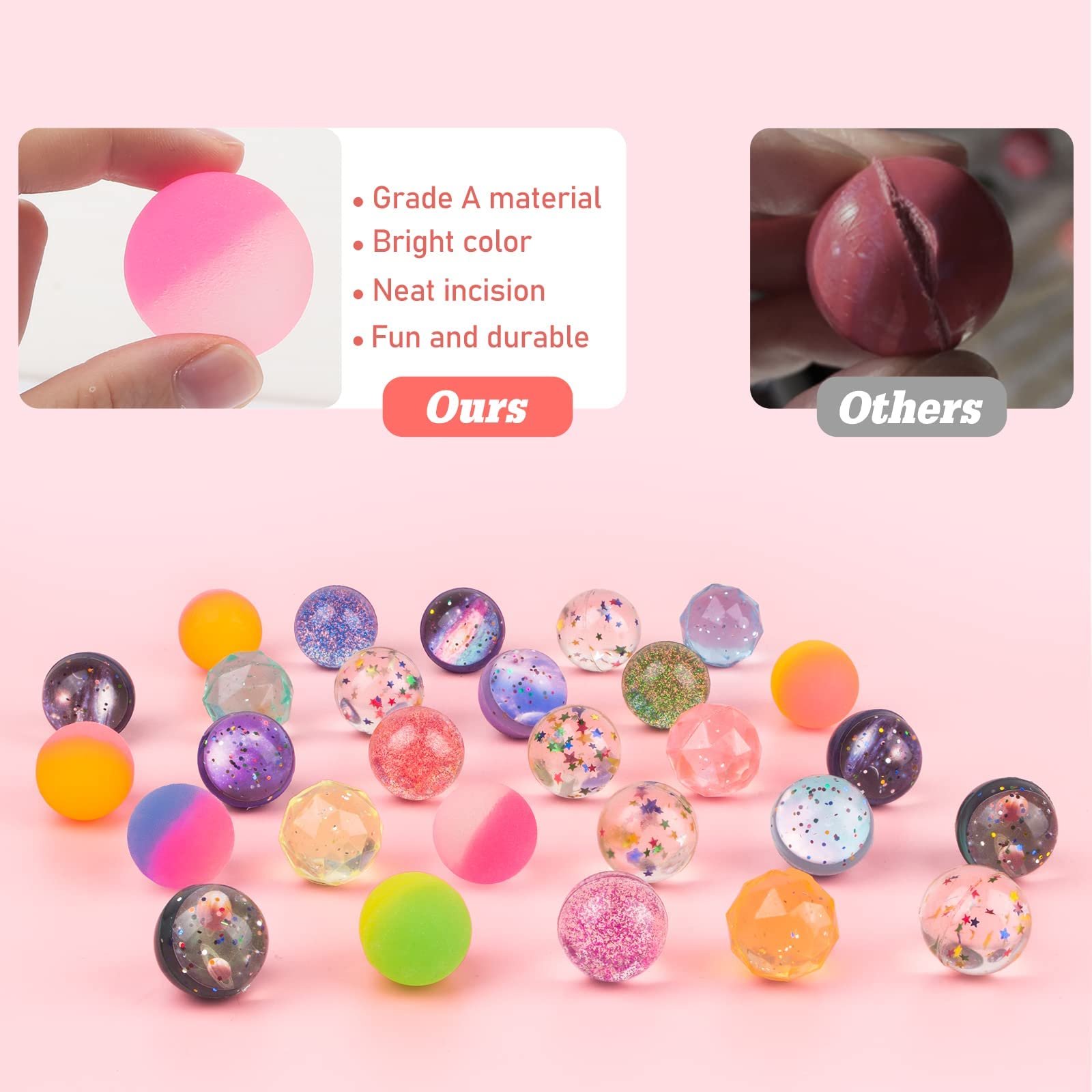 Ohanniewa glitter-style ball adds sparkle to playtime and imagination.