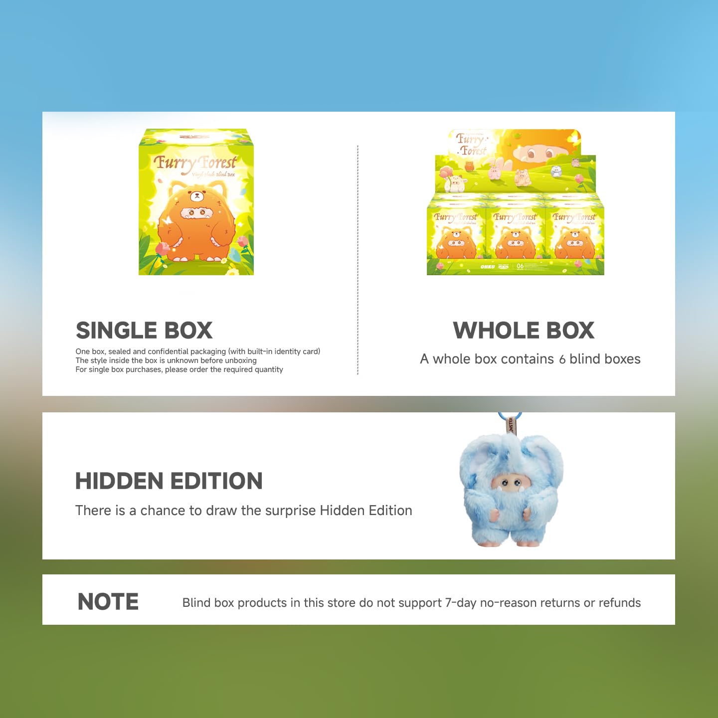 OHKU Giggle Monster display ready figures brighten desks and shelves.