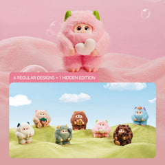 OHKU Marshmallow Dreams box opened to reveal a random collectible figure.