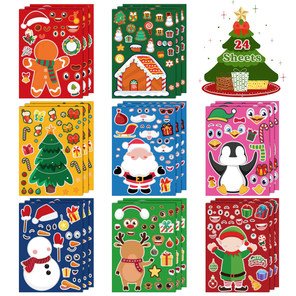 OHOME Christmas trees stickers for DIY crafts and home holiday decor.