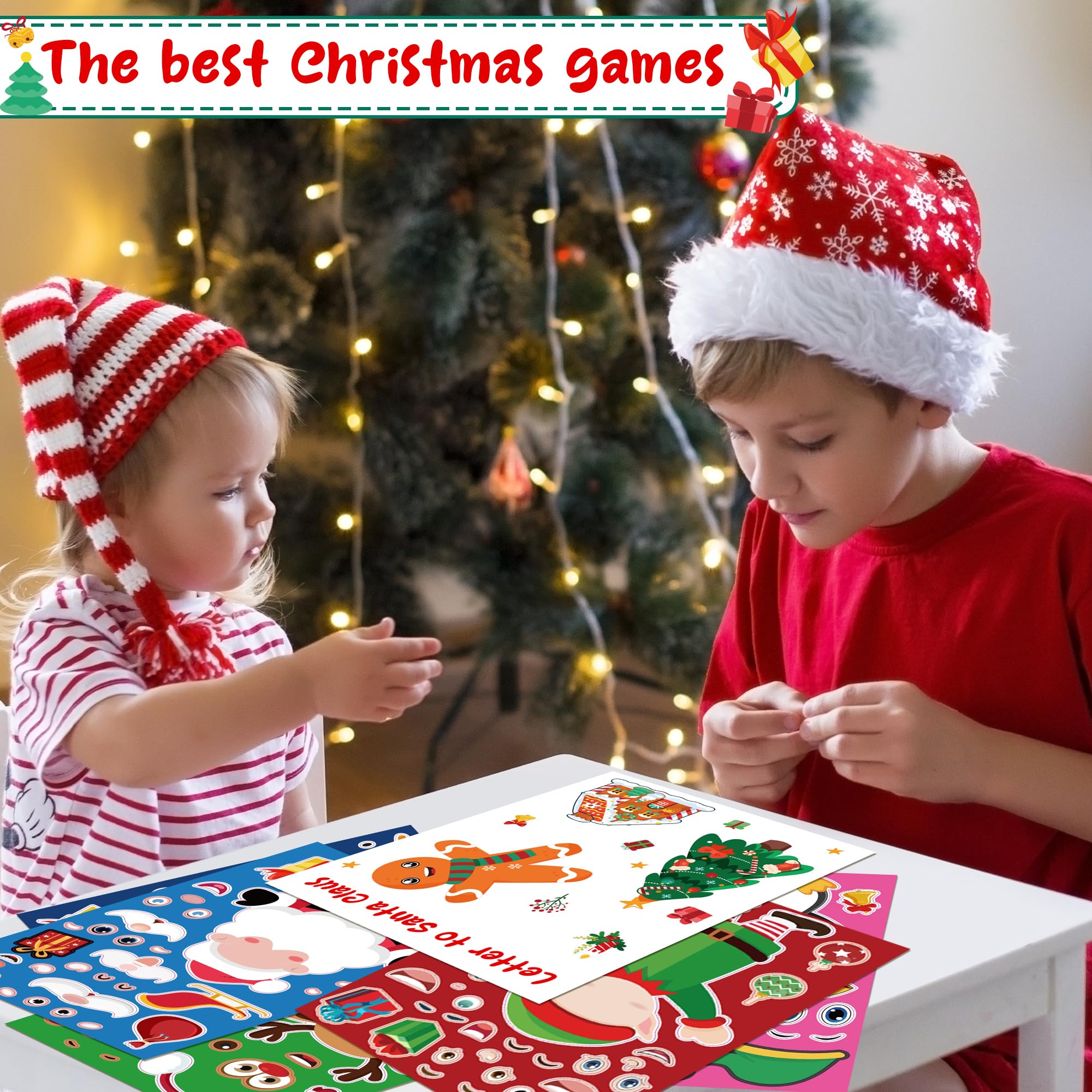 OHOME ornament stickers create playful accents on Christmas trees and displays.