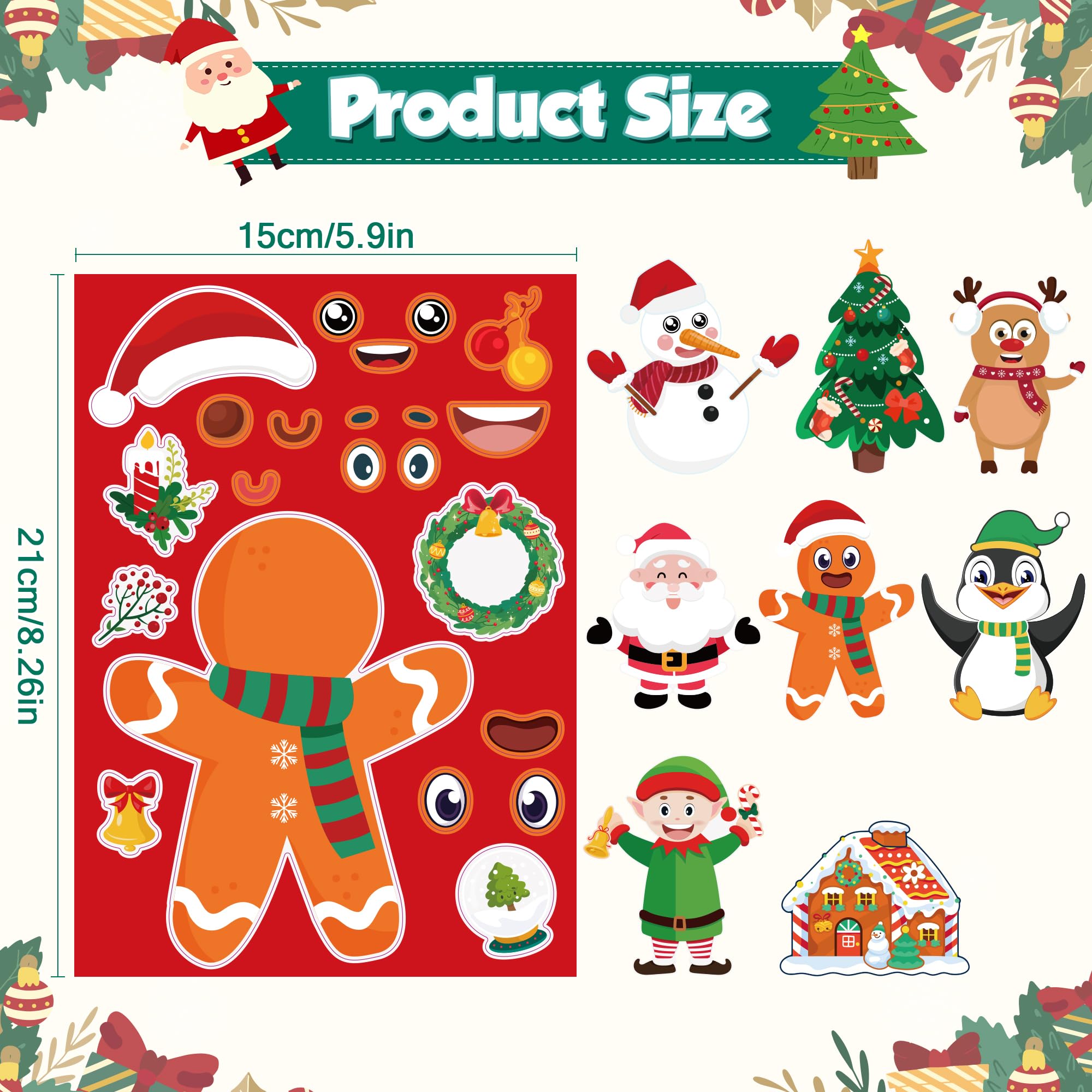 OHOME snowflakes stickers add wintry charm to gifts and windows.