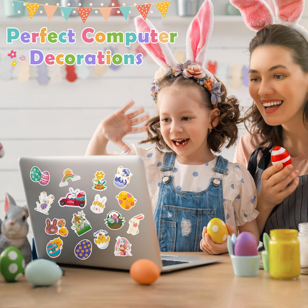 OHOME Easter stickers safe for kids ages 4-8 and family crafts
