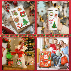 OHHOME easy-peel, non-toxic stickers for safe holiday decorating.