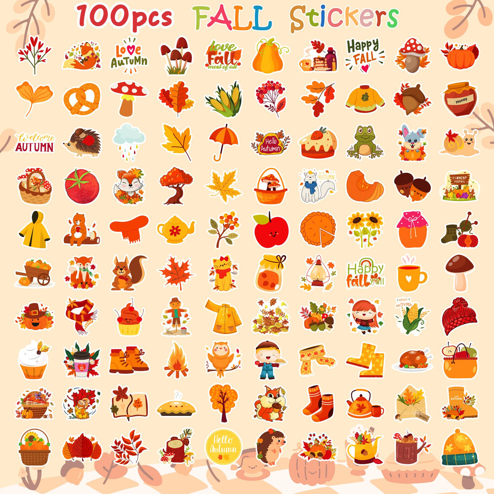 OHOME fall stickers autumn flowers design for stylish DIY projects and gifts.