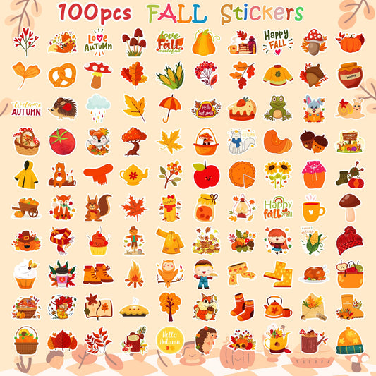 OHOME fall stickers autumn flowers design for stylish DIY projects and gifts.