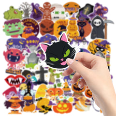 OHOME Halloween stickers bat art easy to peel for surface decorating