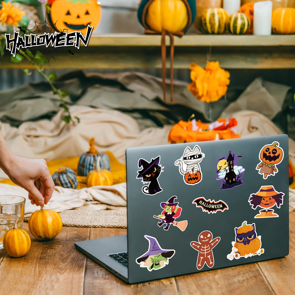 OHOME Halloween stickers spooky scene for invitations and party favors
