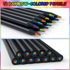 OHHOME pencils with kids drawing, supports imaginative art projects.
