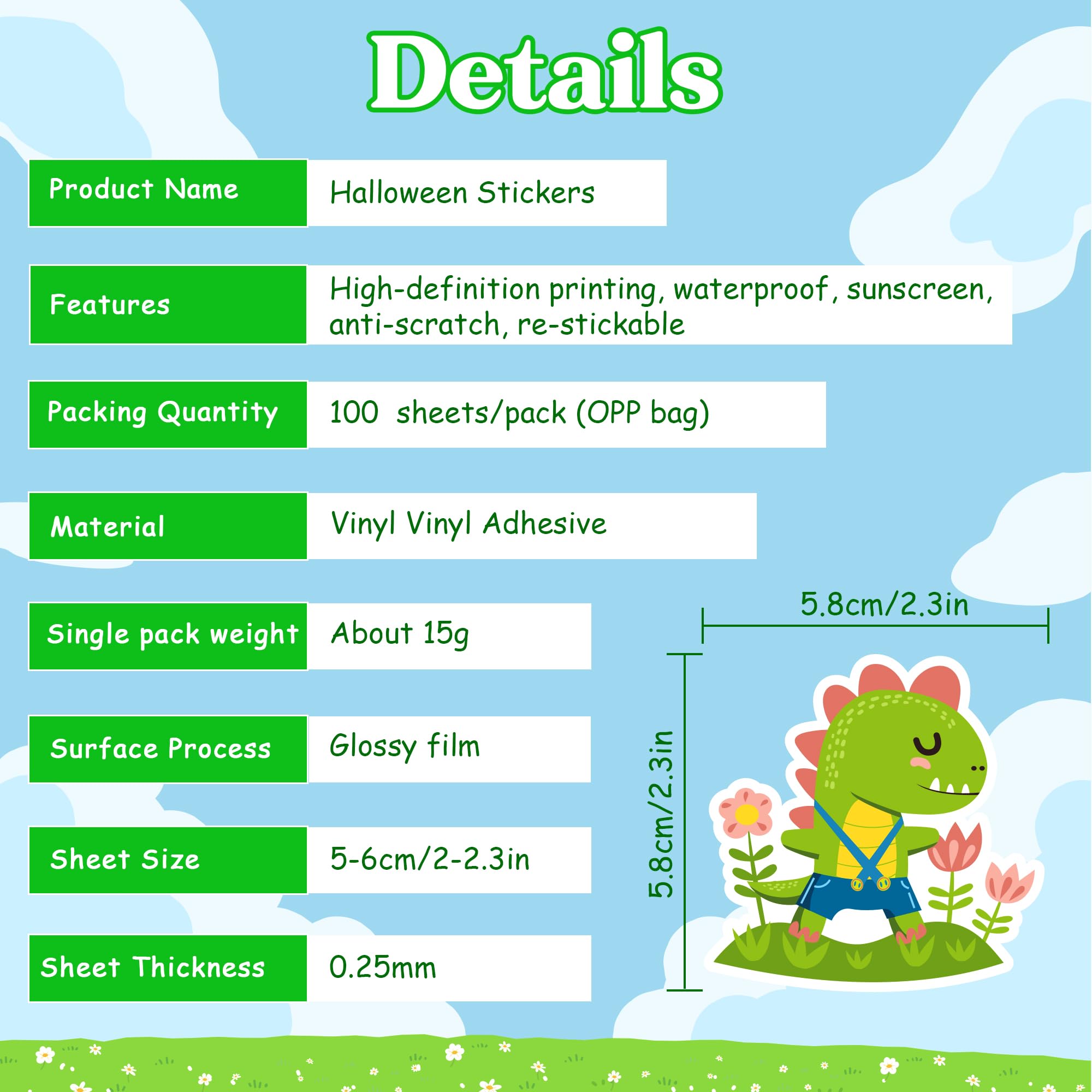 OHOME spring stickers ideal as affordable party favors and gifts for crafters