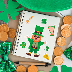 OHHOME St Patrick's Day stickers for decorating shirts and apparel with flair.