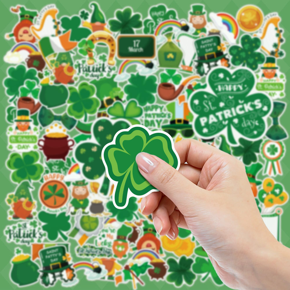 OHOME St Patricks Day stickers on card ready for easy decorating projects.