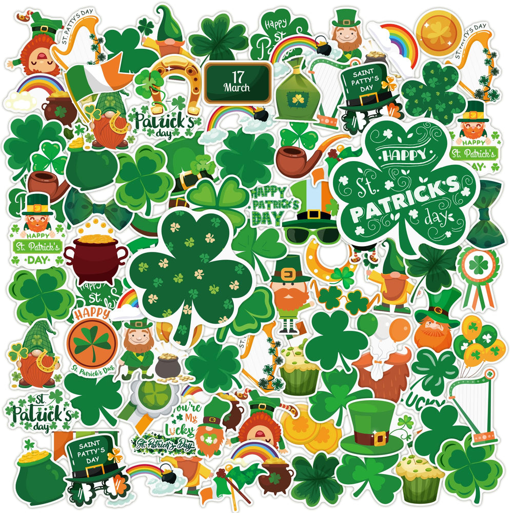 OHOME St Patricks Day stickers package cover with festive designs for kids crafts.