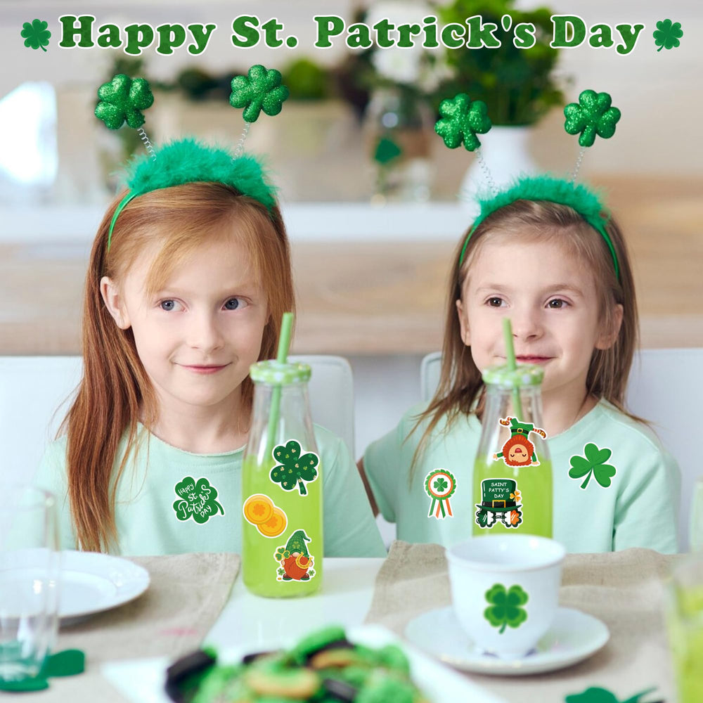 OHOME St Patricks Day stickers safe and non-toxic for family crafting.