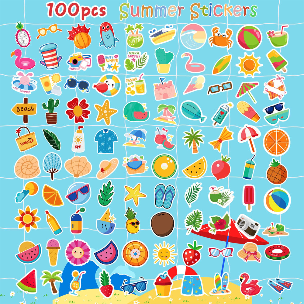 OHOME Summer Stickers watermelon designs for playful classroom projects