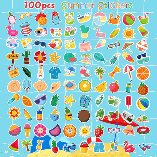 OHOME Summer Stickers watermelon designs for playful classroom projects
