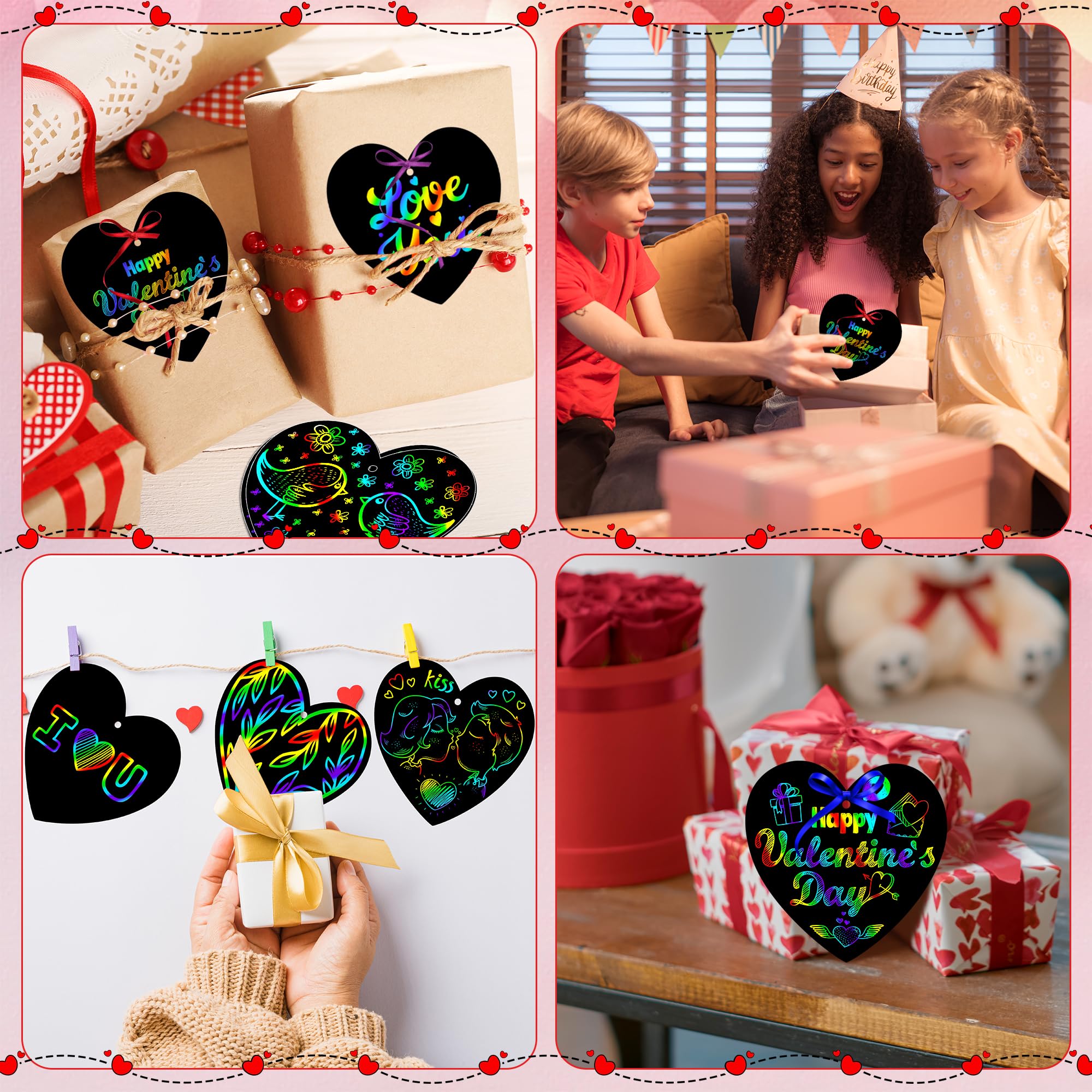 OHOME Valentine designs featuring hearts and cupids for creative play